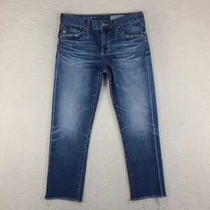 AG Adriano Goldschmied Jeans Womens 25 Blue The Ex Boyfriend Slouchy Slim Denim
